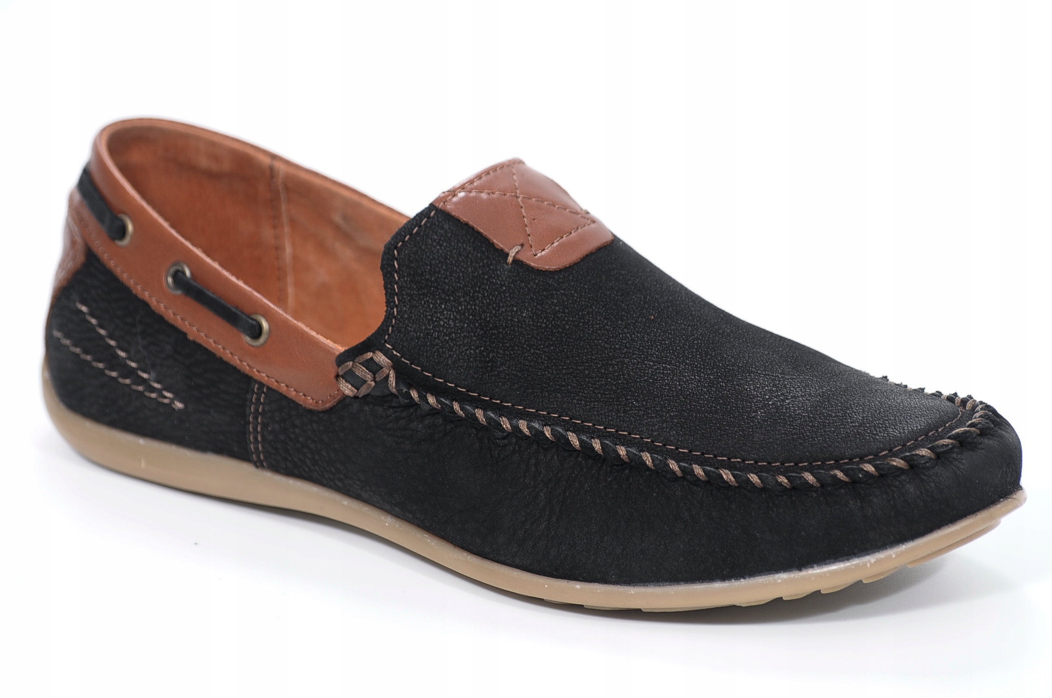 Riko 781 Černé mokasíny Velikost 43