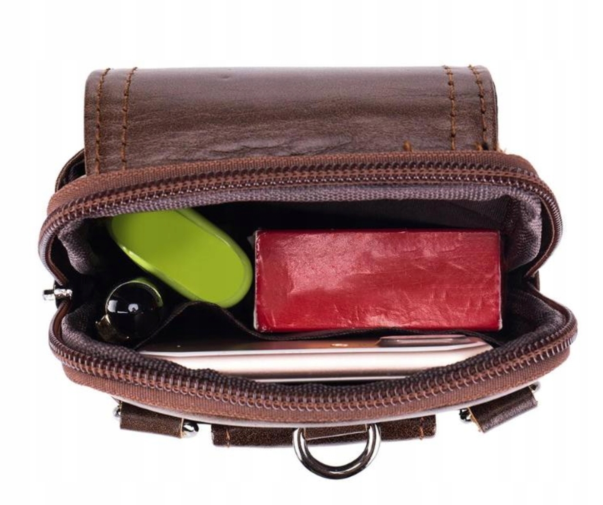 Saszetka biodrówka torba nerka na pasek skóra Typ saszetka