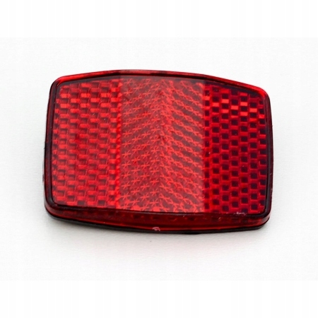 Odblask prostokątny tył czerwony, 32761