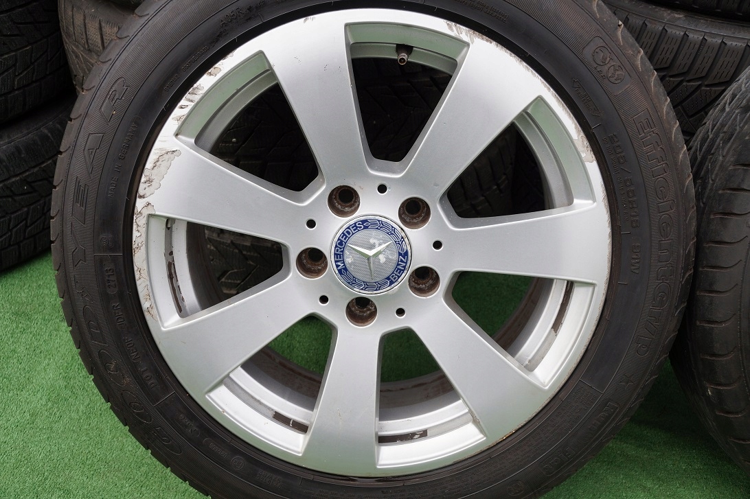 ALUFELGI + OPONY MERCEDES C-KLASA W204 ORYGINAŁ Szerokość felgi 7.0