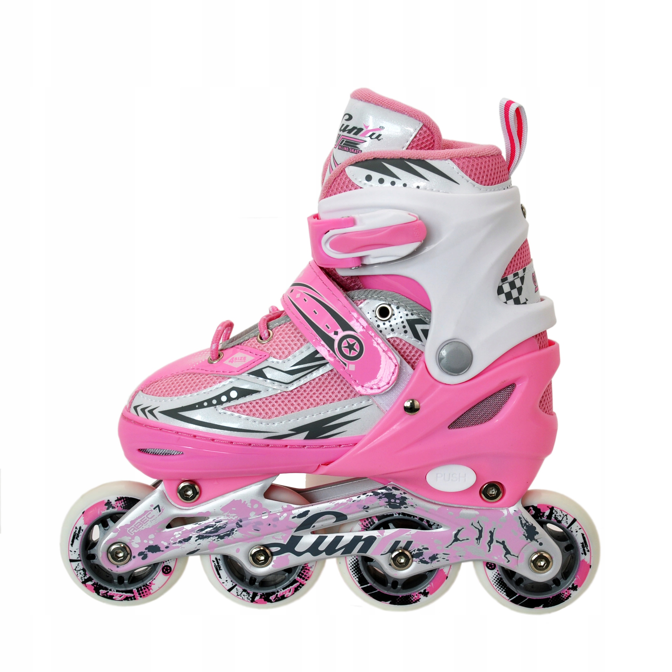 

Rolki Łyżworolki Regulowane 35-42 ABEC7 Pu 70mm ML