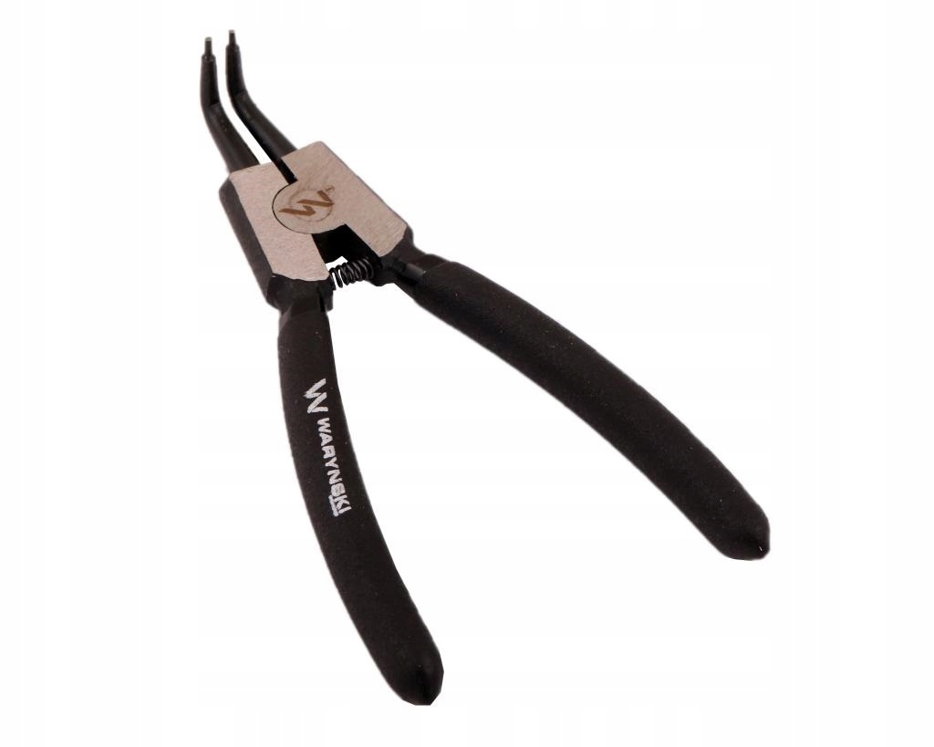 Szczypce do pierścieni 150mm zew. wygięte WARYŃSKI