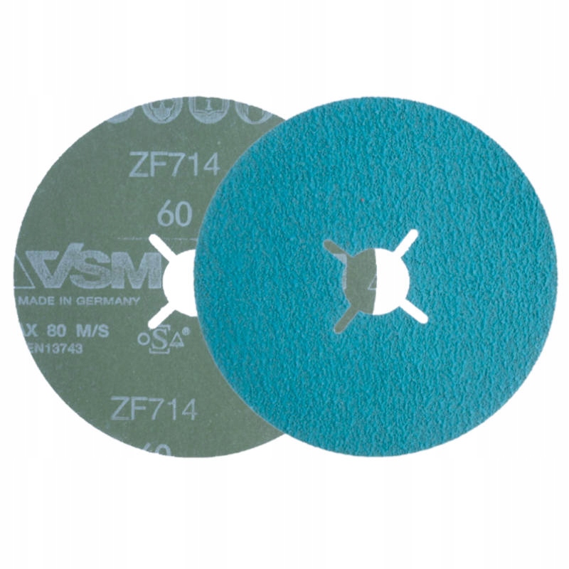 

Dysk Fibrowy Fibra 125mm Cyrkon Vsm ZF714 P80