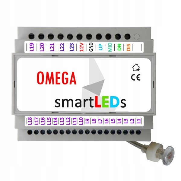 ZESTAW Sterownik schodowy LED Omega-Exclusive Aplikacja + Sonda +2 Czujniki EAN (GTIN) 5903814480424