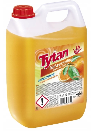 

Tytan Gęsty Płyn Uniwersalny 5L Słodka Pomarańcza!