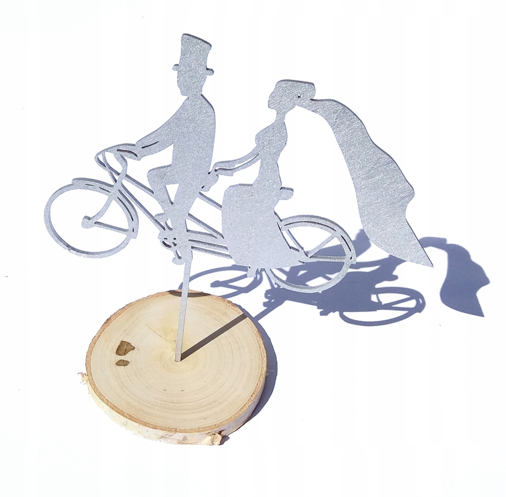 

Mdk Topper Ślubny tandem - srebrny