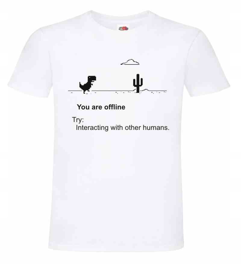

You are offline, google , T-shirt, koszulka,