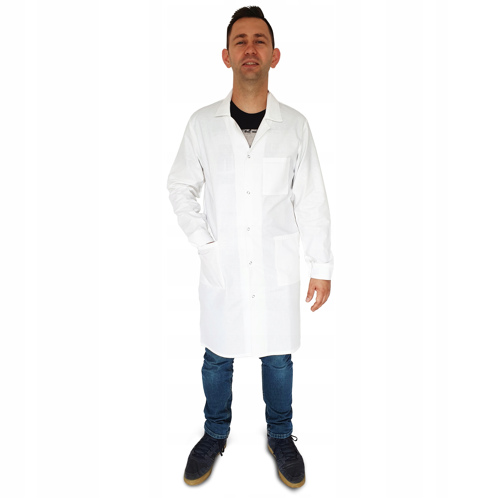 

Fartuch laboratoryjny medyczny męski napy Pl! 2XL