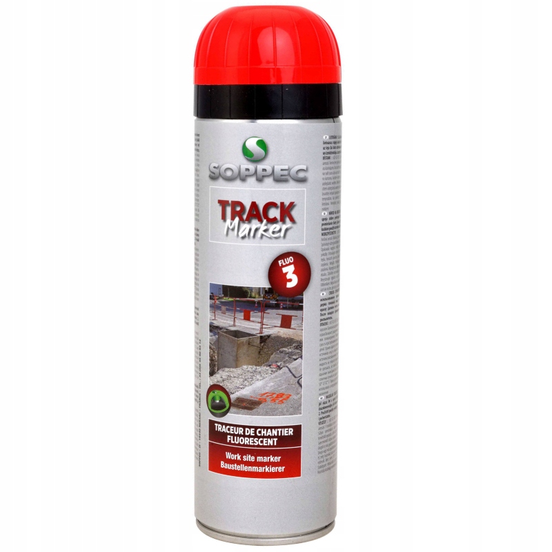 Farba do znakowania spray 500ml Soppec Czerwony