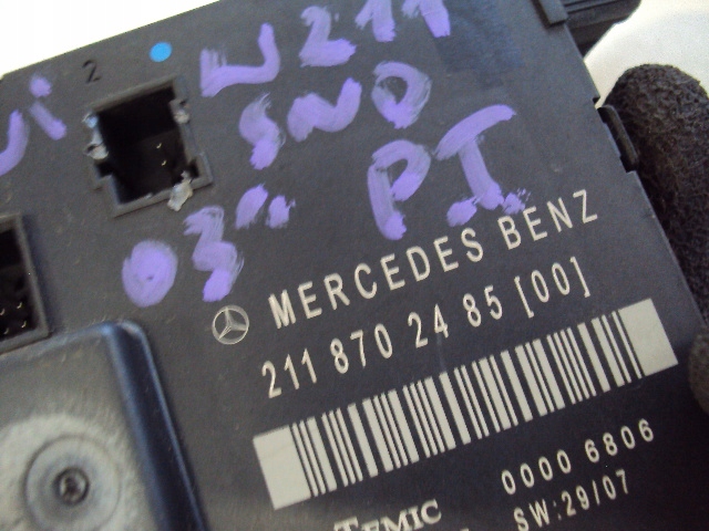 MODUL DRZWI PRAWY TYL MERCEDES E KLASA W211 2003 Part manufacturer Mercedes Benz OE