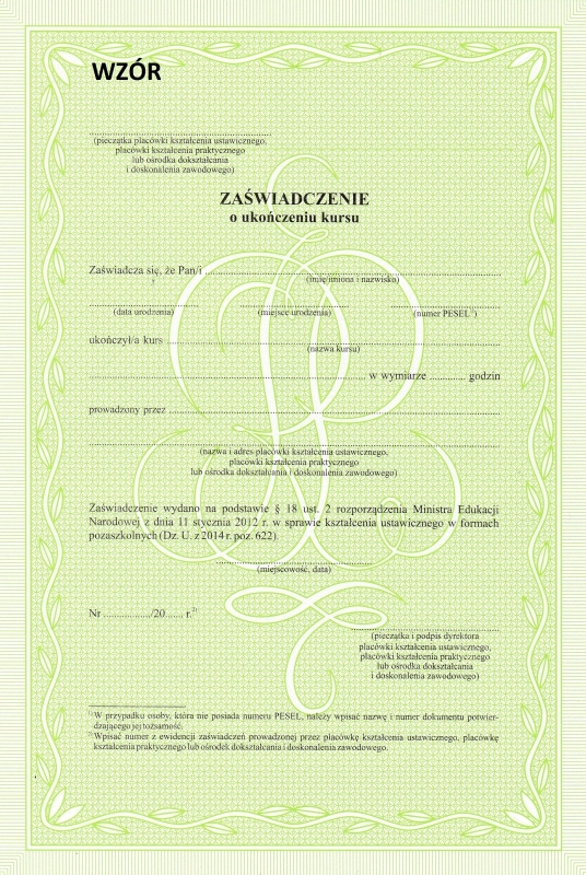 Kurs Malarz / lakiernik - proszkowy w 24H UNIJNY Nośnik książka papierowa