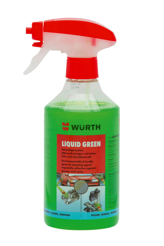 Środek Wurth Liquid Green Czyszczenia 500 Ml Uniwersalny środek czyszczący