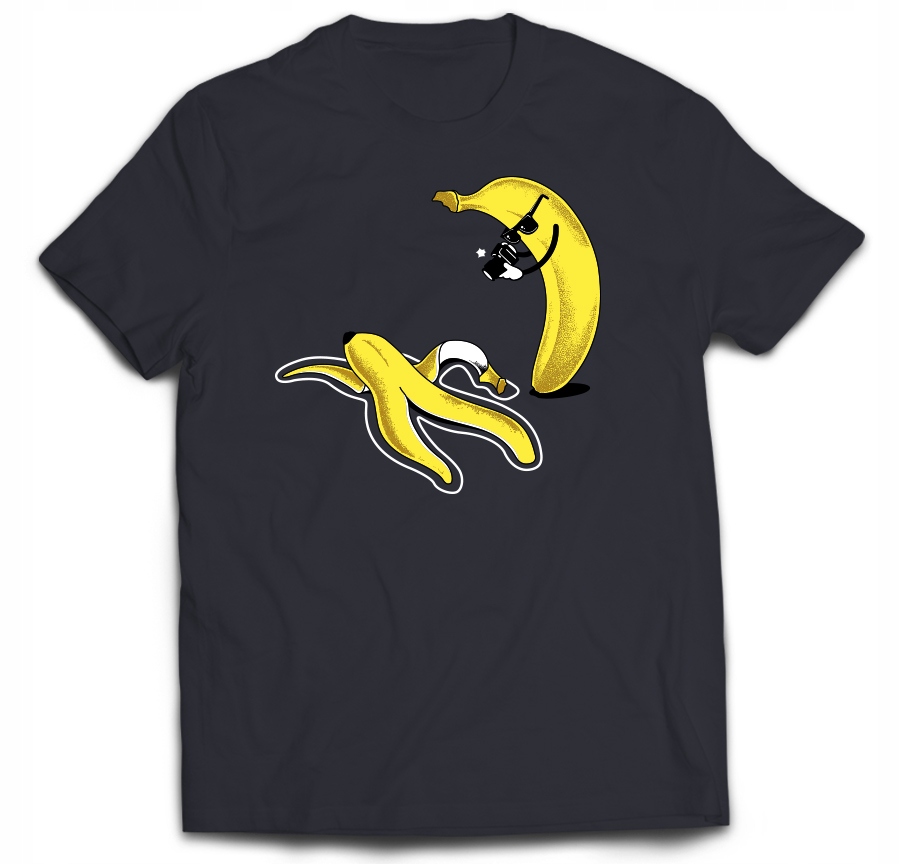 

Tshirt Banana Murder Grafika Śmieszne Prezent L