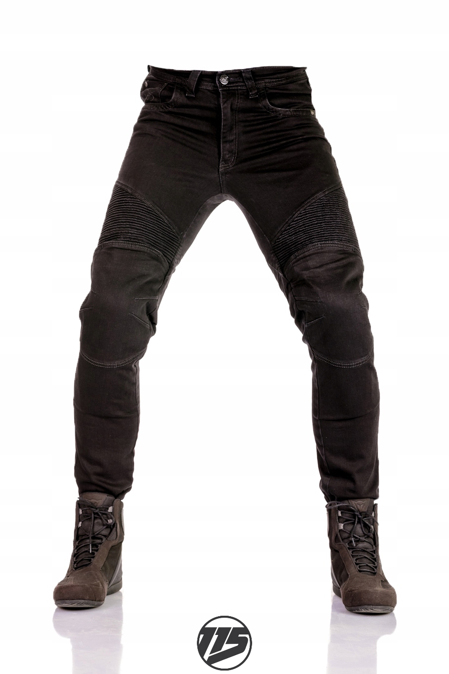 JEANSY MOTOCYKLOWE 115MOTO MOTO BLACK CZARNE XXL