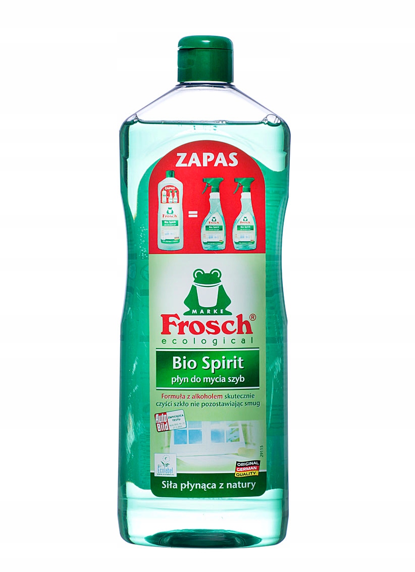 

Frosch Eko Płyn do mycia szyb szkła 1000 ml Zapas