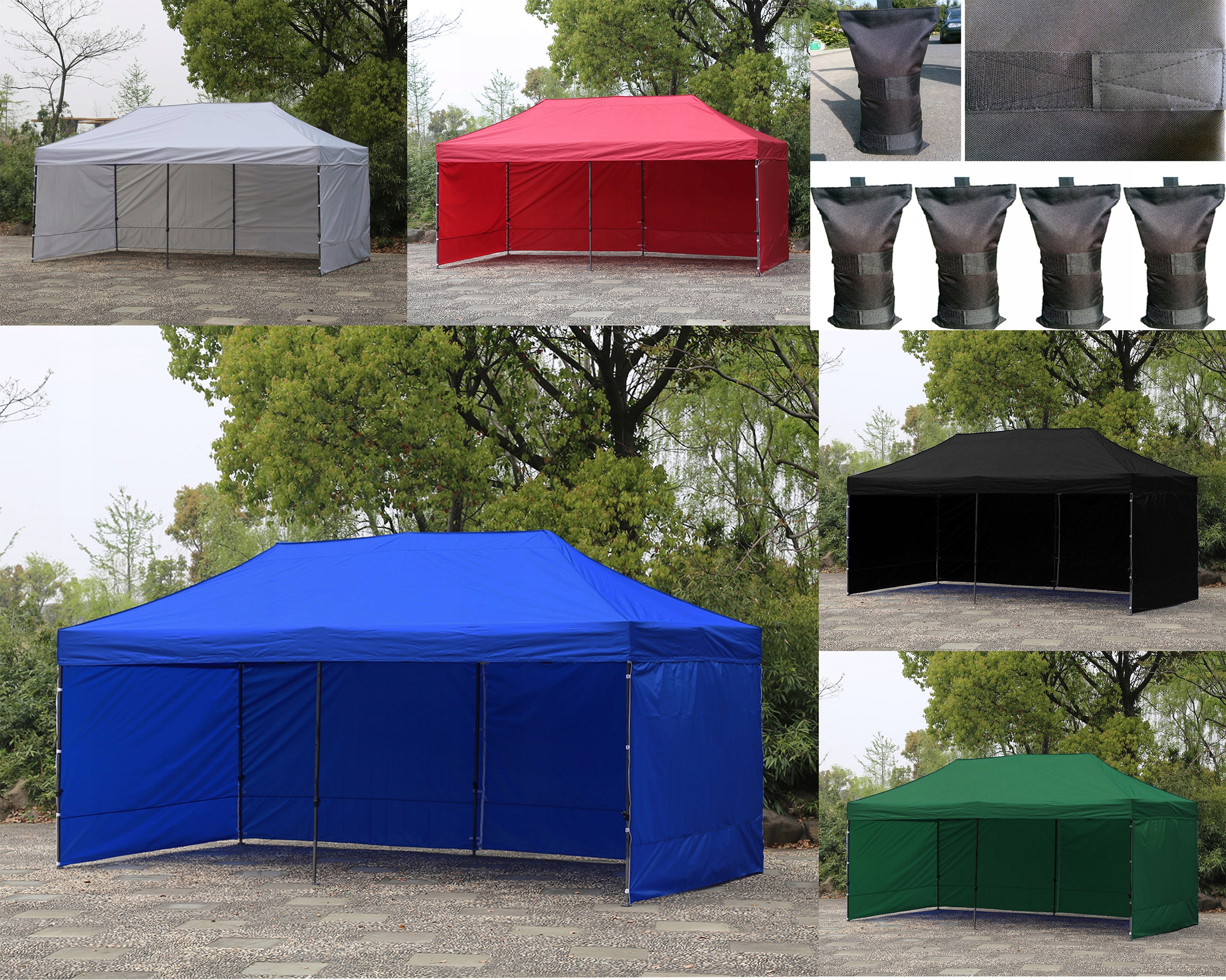 Namiot ekspresowy handlowy 3x6 aż 61kg ogrodowy EAN (GTIN) 0698142674731