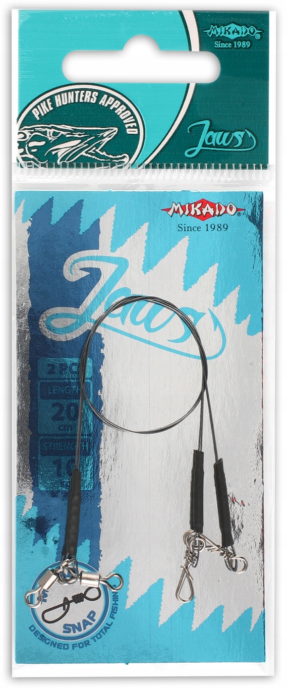 

2x Przypon Tytanowy Na Szczupaka 35cm 18kg Mikado