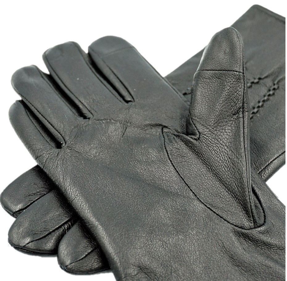 RĘKAWICZKI MĘSKIE SKÓRZANE OCIEPLANE SMARTFON L Kolekcja TOUCH