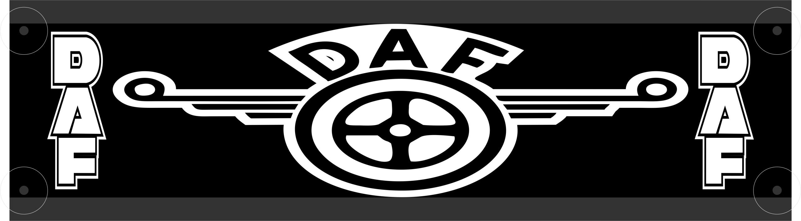 DAF 50x14 LED именная доска + бесплатно