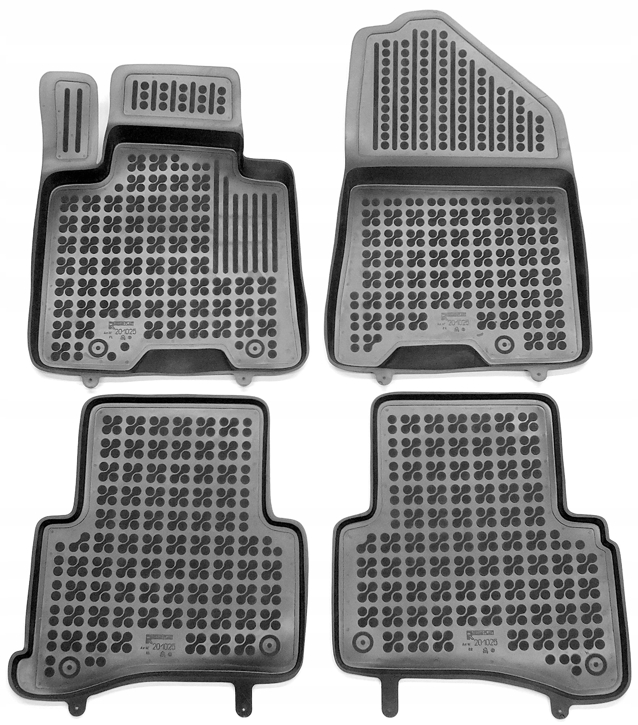 Kia Sportage IV 2018 - 2021 po liftingu dywaniki gumowe korytkowe