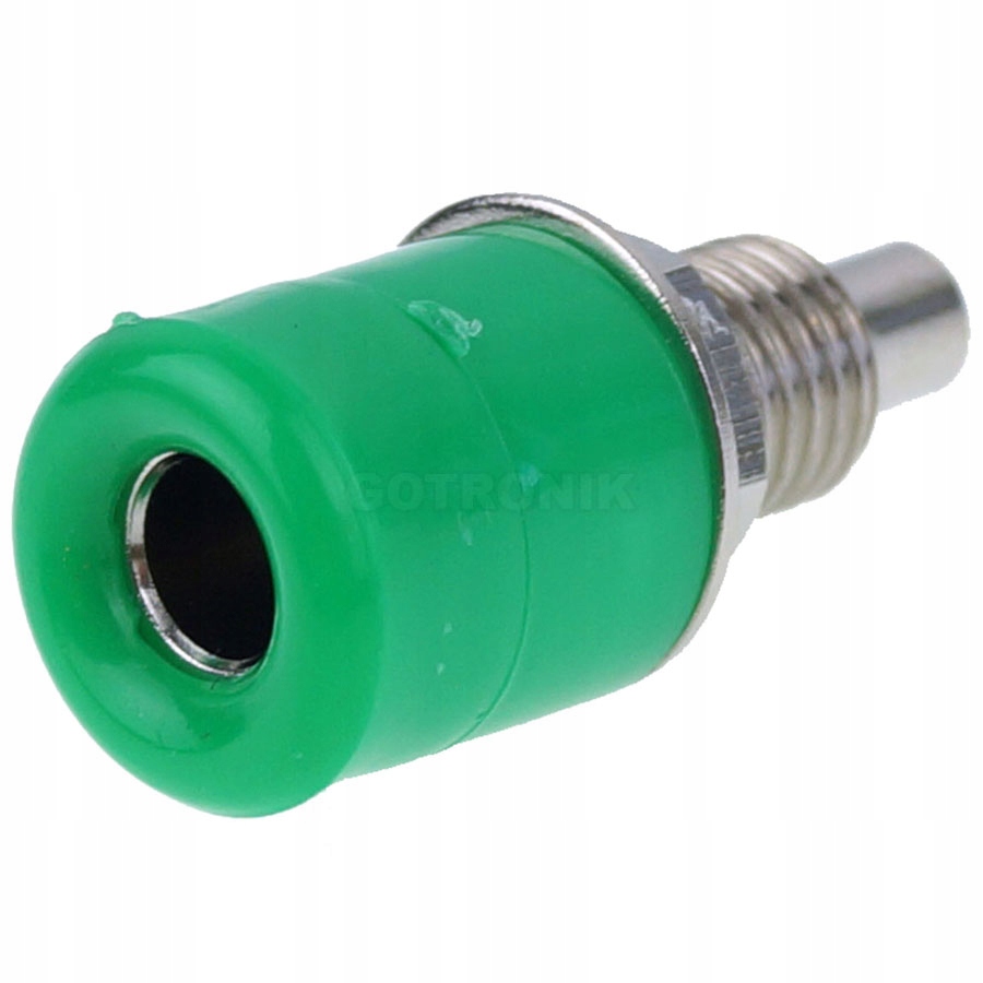 

Gniazdo banan 4mm 24.247.4 Amass zielone