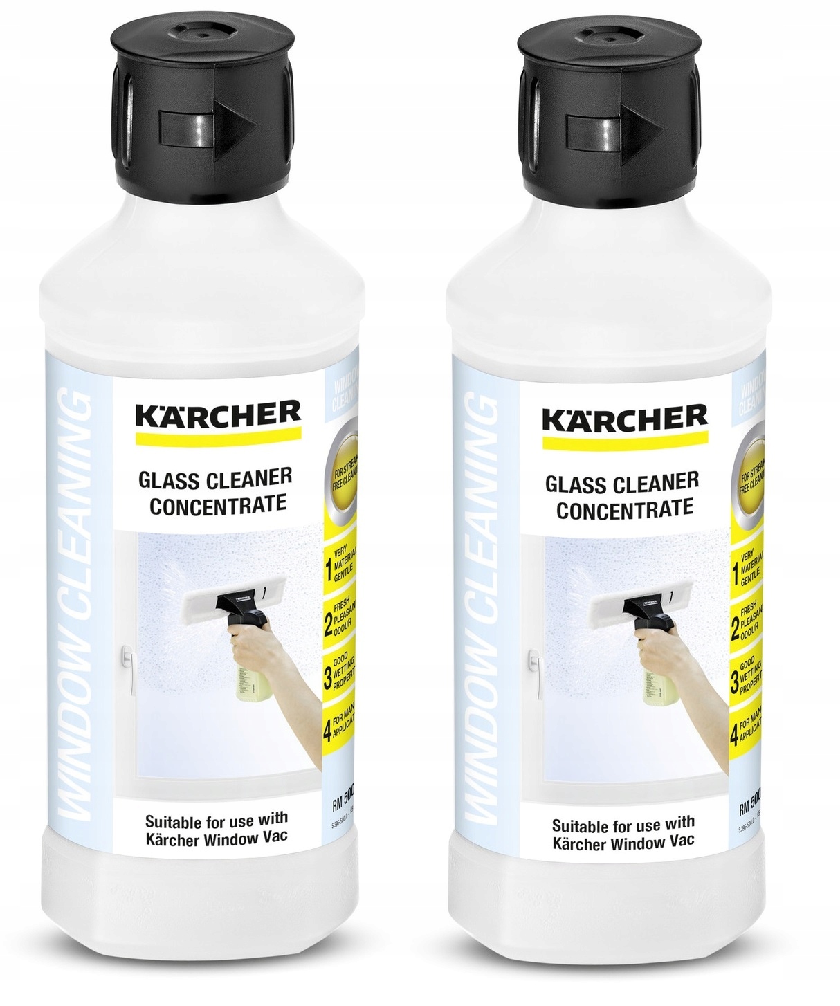 Płyn do szyb Karcher RM 500 2szt myjek WV 2 i WV 5