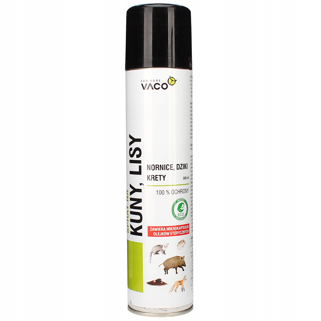 

Eco odstraszacz na Kuny, Lisy, Dziki, Krety 300ml