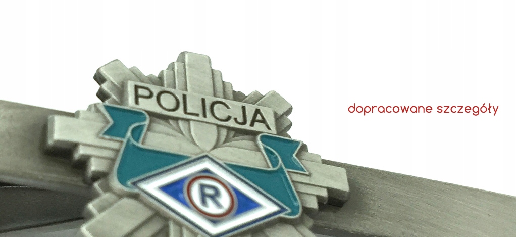 SPINKA DO KRAWATA SŁUŻBA DROGOWA POLICJI + etui Zestaw tak
