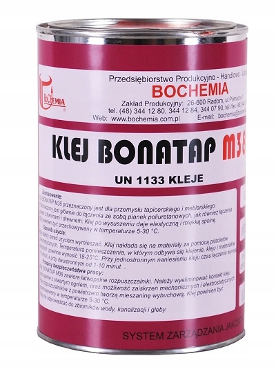 

Bonatap M38 Klej Tapicerski do pianki Filcu drewna