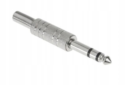 

Wtyk Jack 6.3mm Stereo Metal Grawerka WTY0020 Nowy