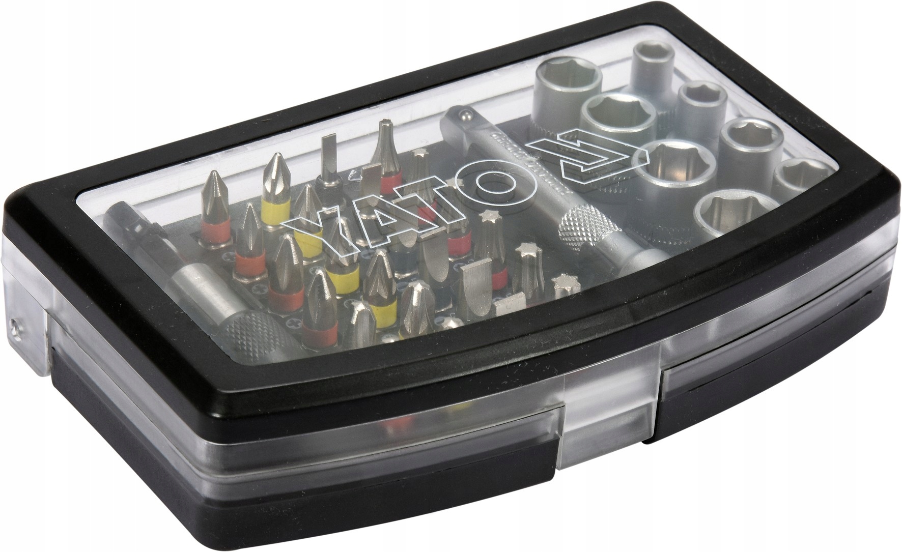 KOŃCÓWKI ŚRUBOKRĘTOWE I NASADKI 34 SZT. YT-04623 EAN (GTIN) 5906083031359