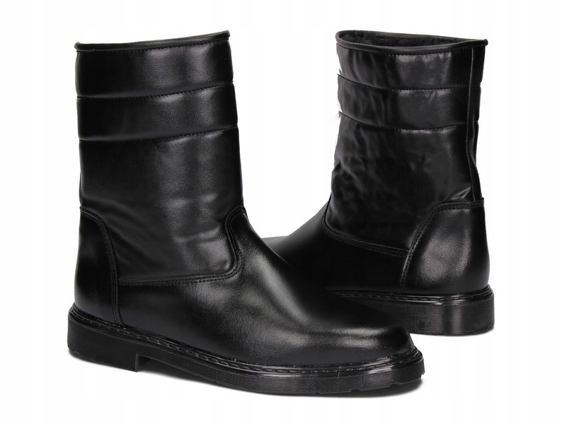 KOZAKI MĘSKIE CIEPŁE ZIMOWE SKÓRZANE WALONKI 42 Marka inna