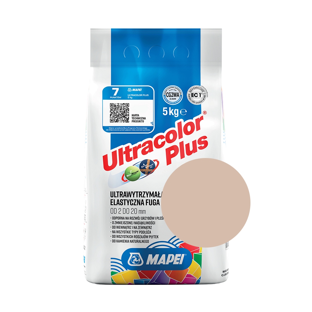 

Fuga Mapei Ultracolor Plus 5kg 132 Beż