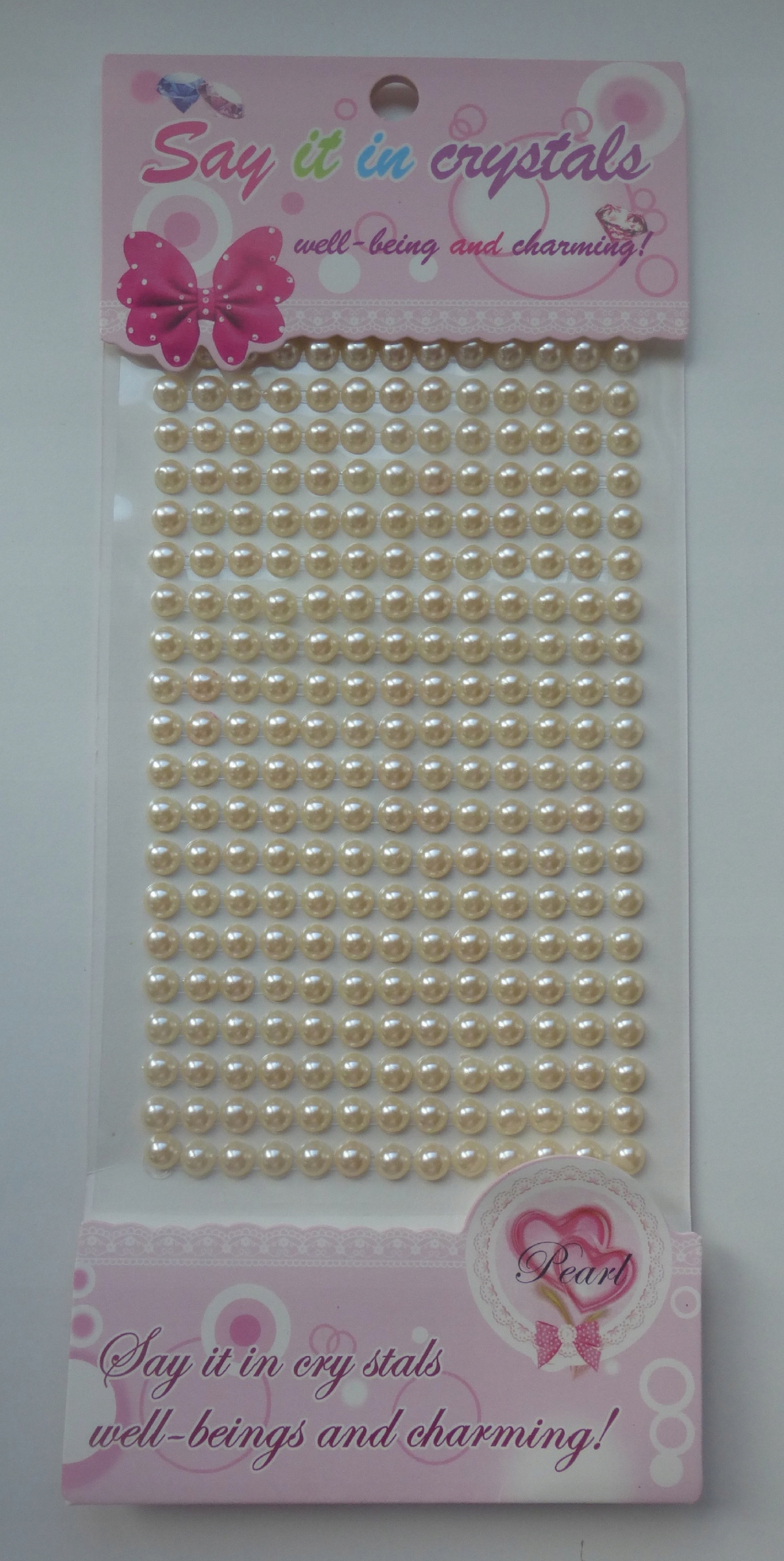 

Półperełki samoprzylepne perły naklejki 260 6mm b