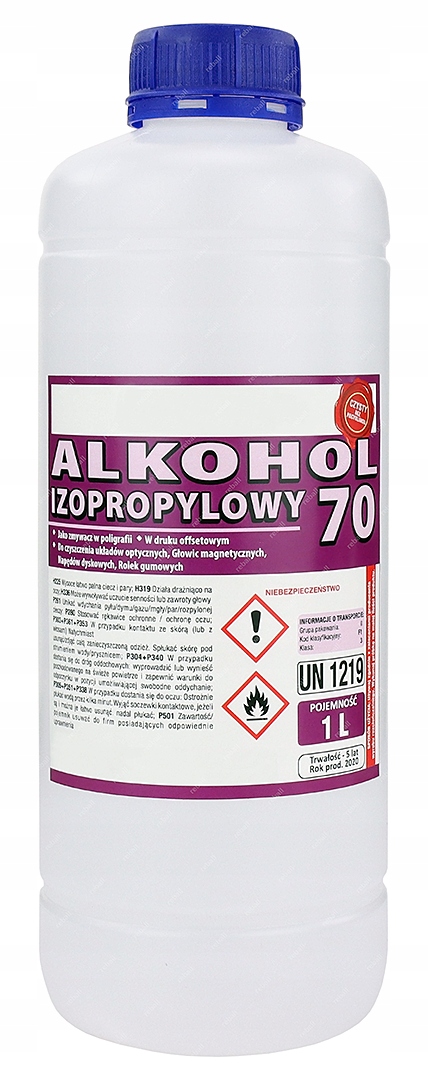 

Alkohol Izopropanol Ipa 70% Mycie Powierzchni 1L