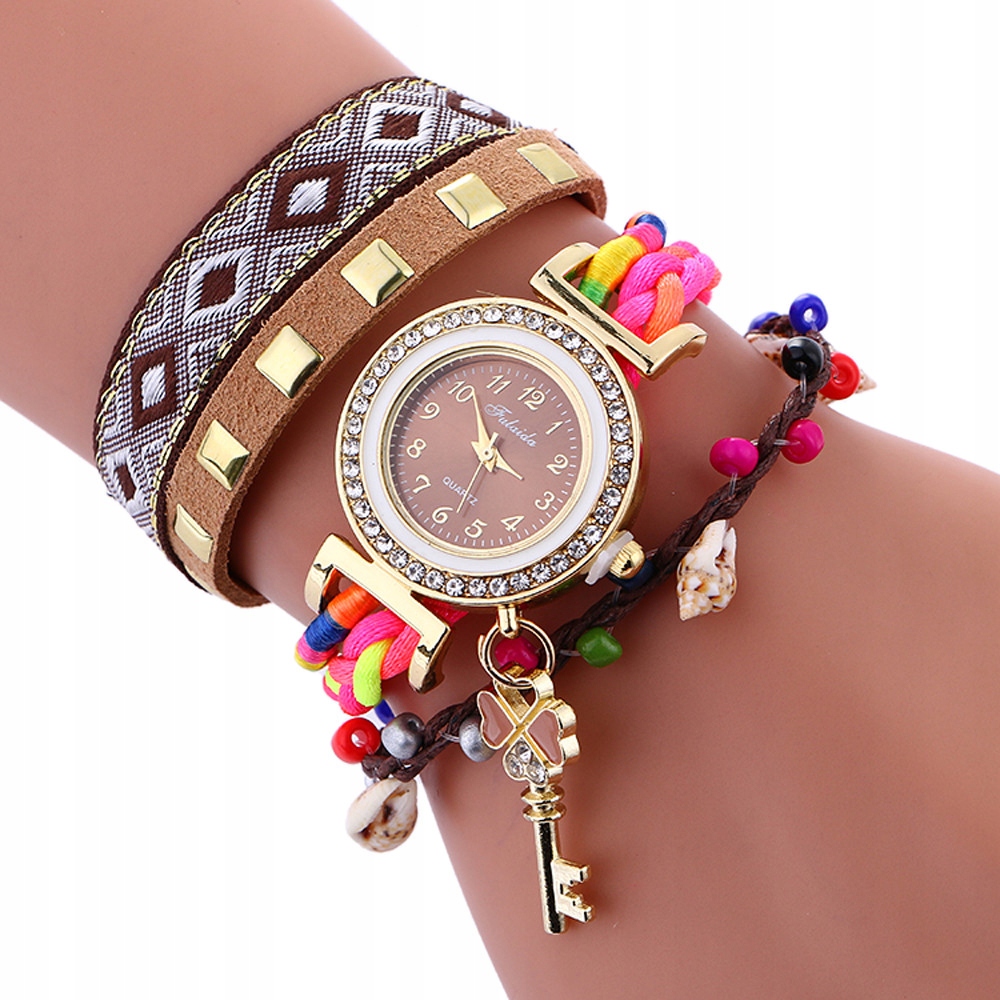 ZEGAREK BRANZOLETKI MUSZELKI KOLORY ZOBACZ Kod producenta sfsfduetu