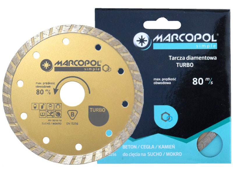 

Tarcza Diamentowa Turbo fi 115X22,23mm W.jakość!