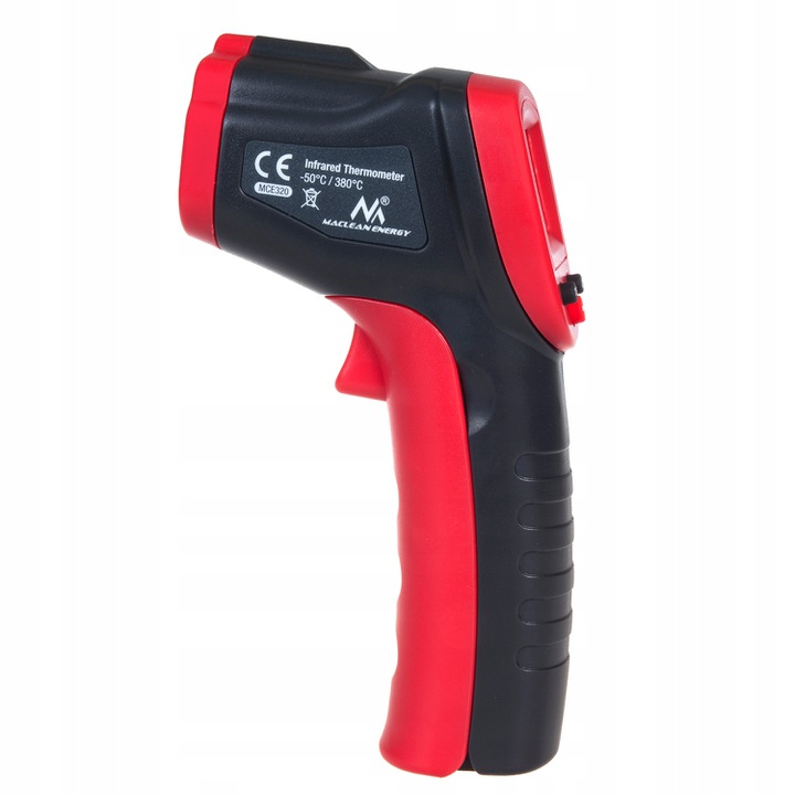 PIROMETR TERMOMETR LASEROWY BEZDOTYKOWY BYDGOSZCZ Waga produktu z opakowaniem jednostkowym 0.173 kg