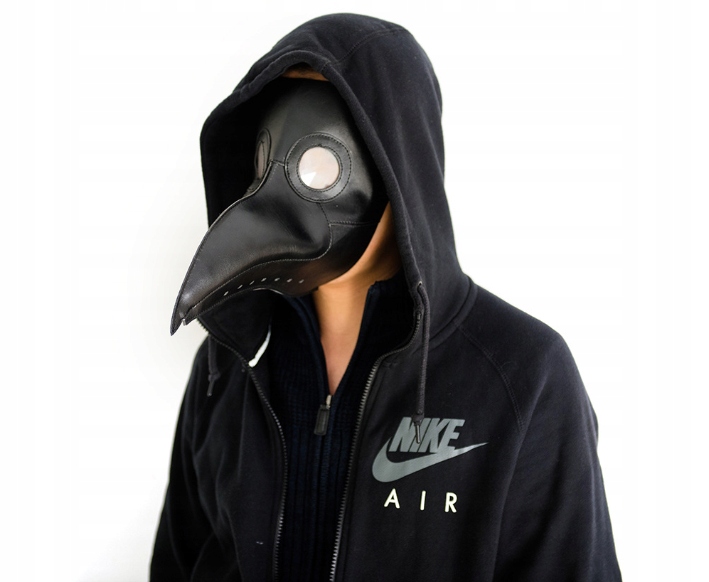 

Maska Plague Doctor Dżuma Ptak Black Mask Zaraza