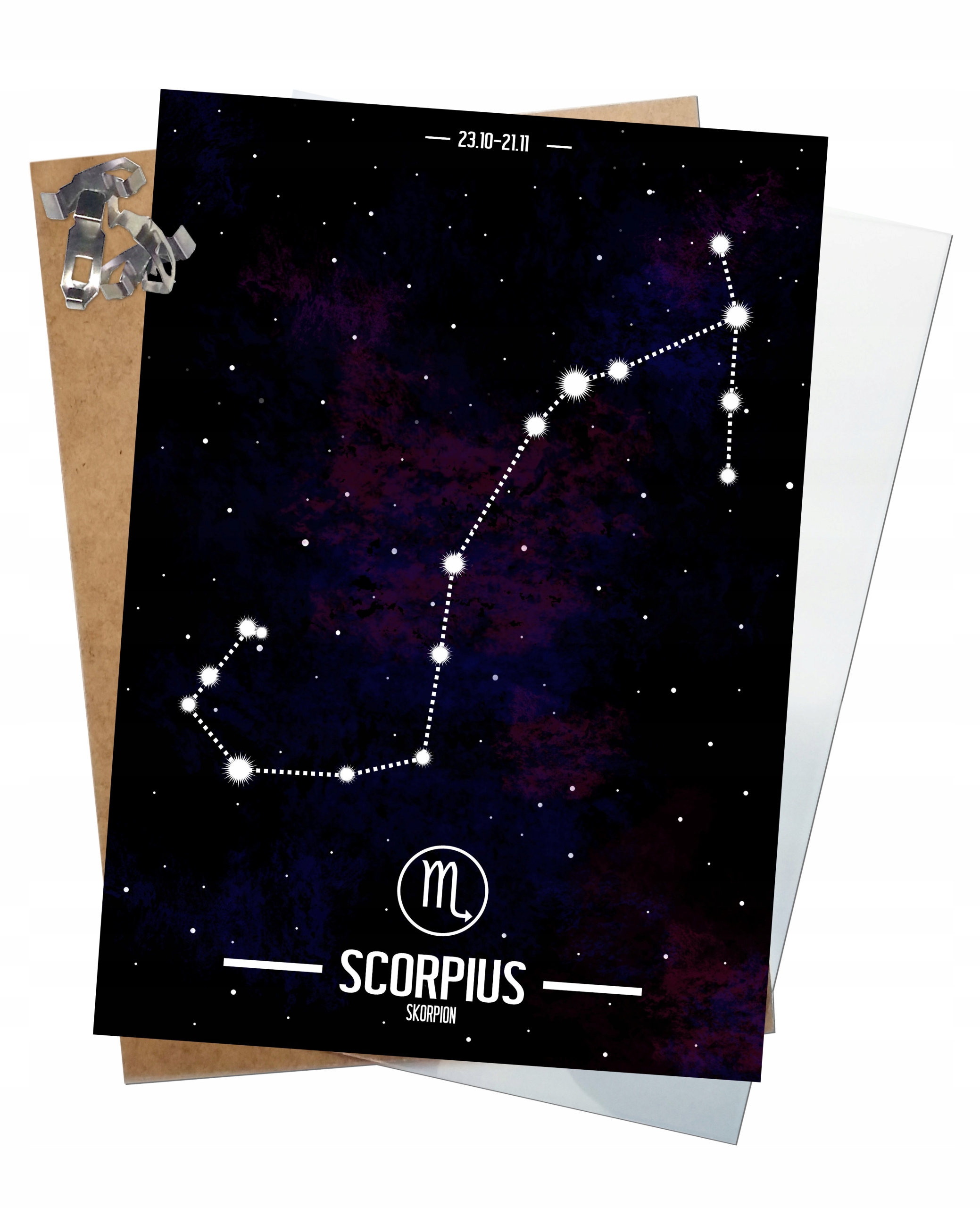 PLAKAT A4 ZNAKI ZODIAKU ANTYRAMA HOROSKOP PREZENT Marka inna