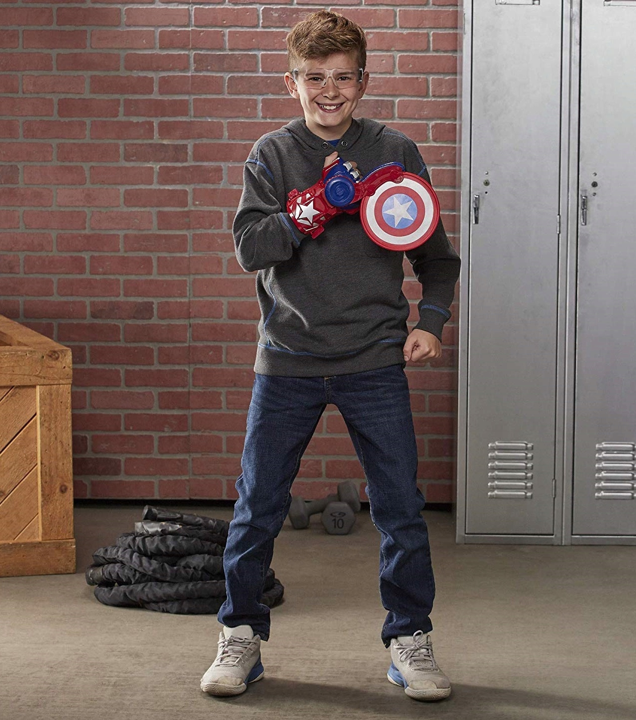 Nerf Kapitan Ameryka Avengers Rękawica Blaster Bohater Avengers