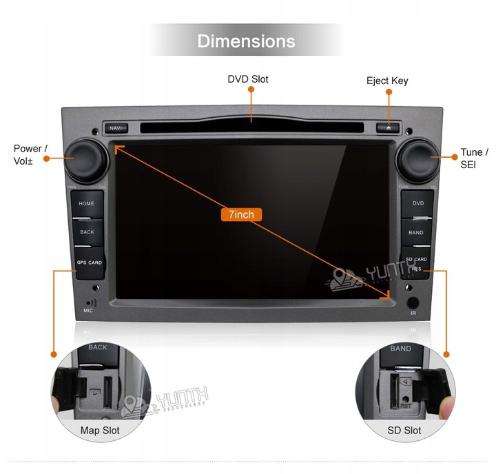 Radio GPS ANDROID 12 Opel Astra Corsa Zafira Vectr Model 12377