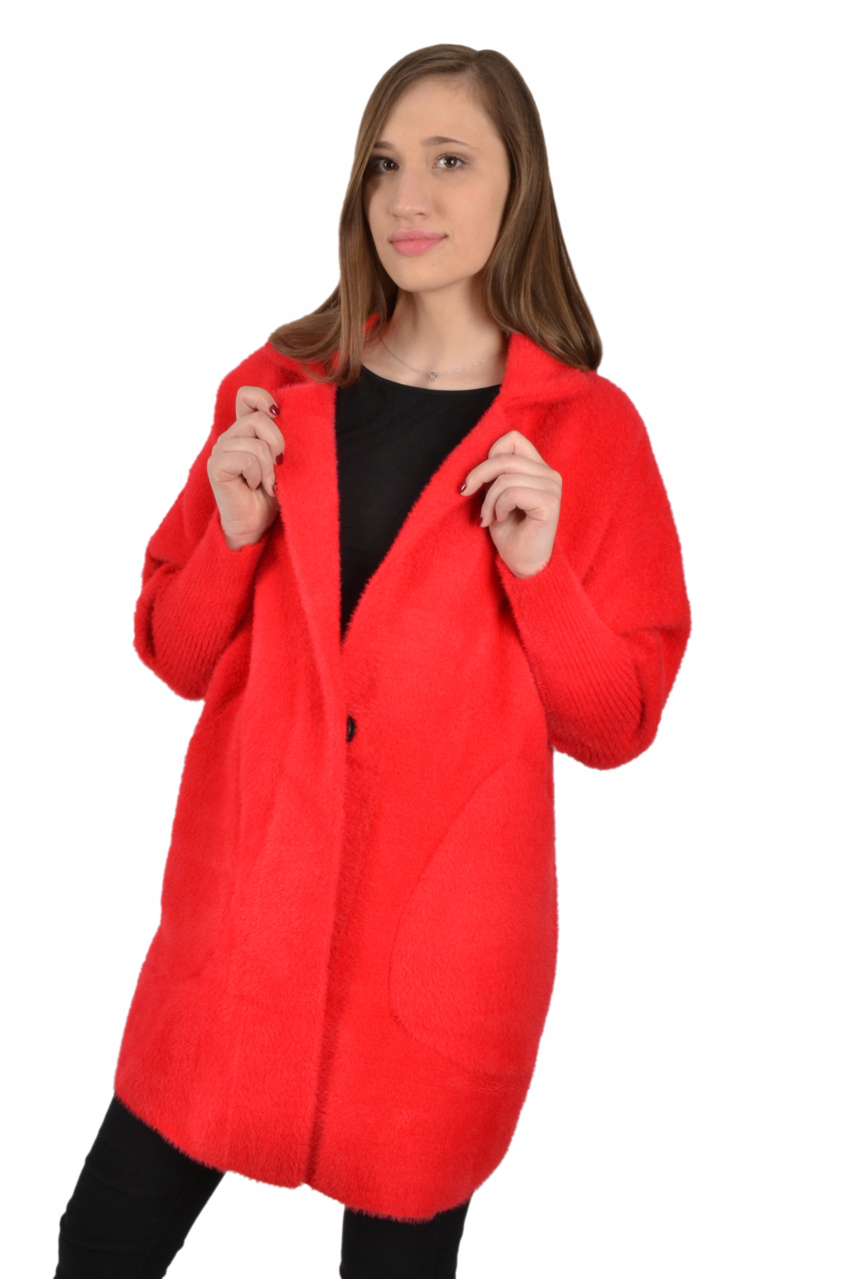 

Płaszczyk damski wełna Alpaka oversize uniwersalny