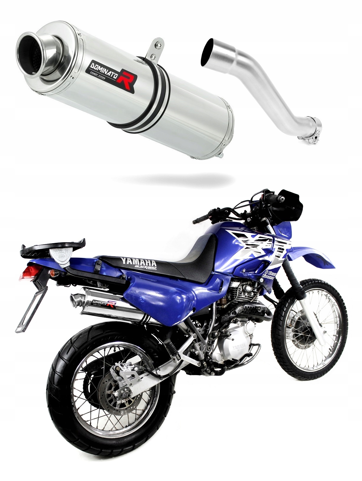 YA014DST - выхлоп DOMINATOR круглый XT 600 90-04