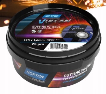 

Tarcza Do Metalu 125X1,6 Norton Vulcan 25SZT