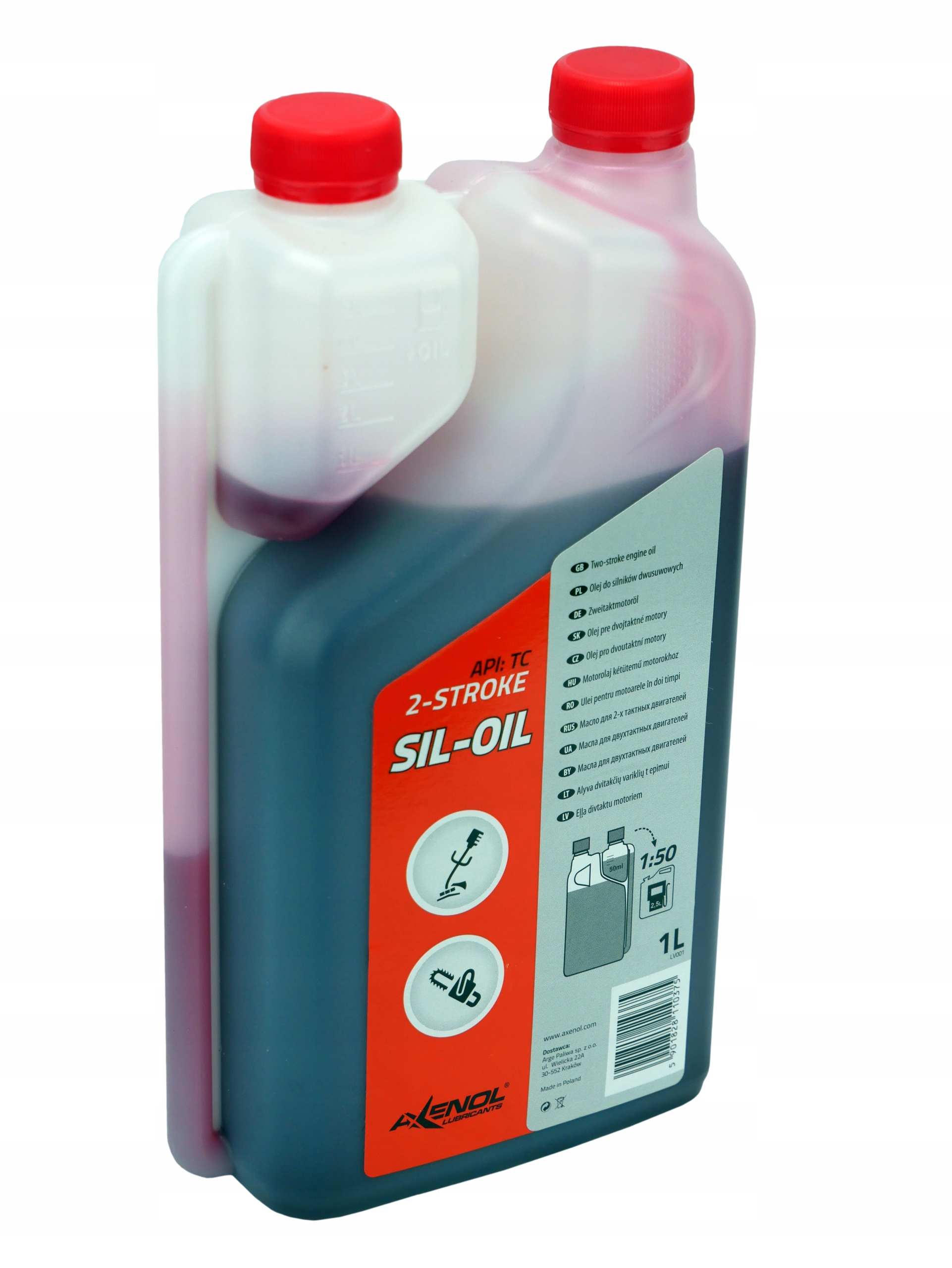 

Axenol Sil-oil Olej Do Kos, Pił, 2-SUWÓW Tc 1L