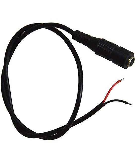 Gniazdo DC 2,1 / 5,5 z kablem 45cm Wys24h (4984)