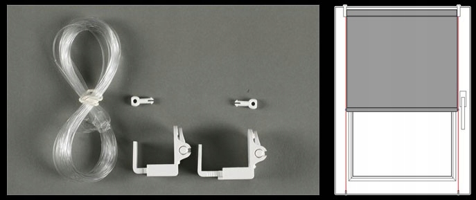 ROLETY DZIEŃ NOC PROWADZENIE ŻYŁKOWE 38 /215cm Kod producenta 0001