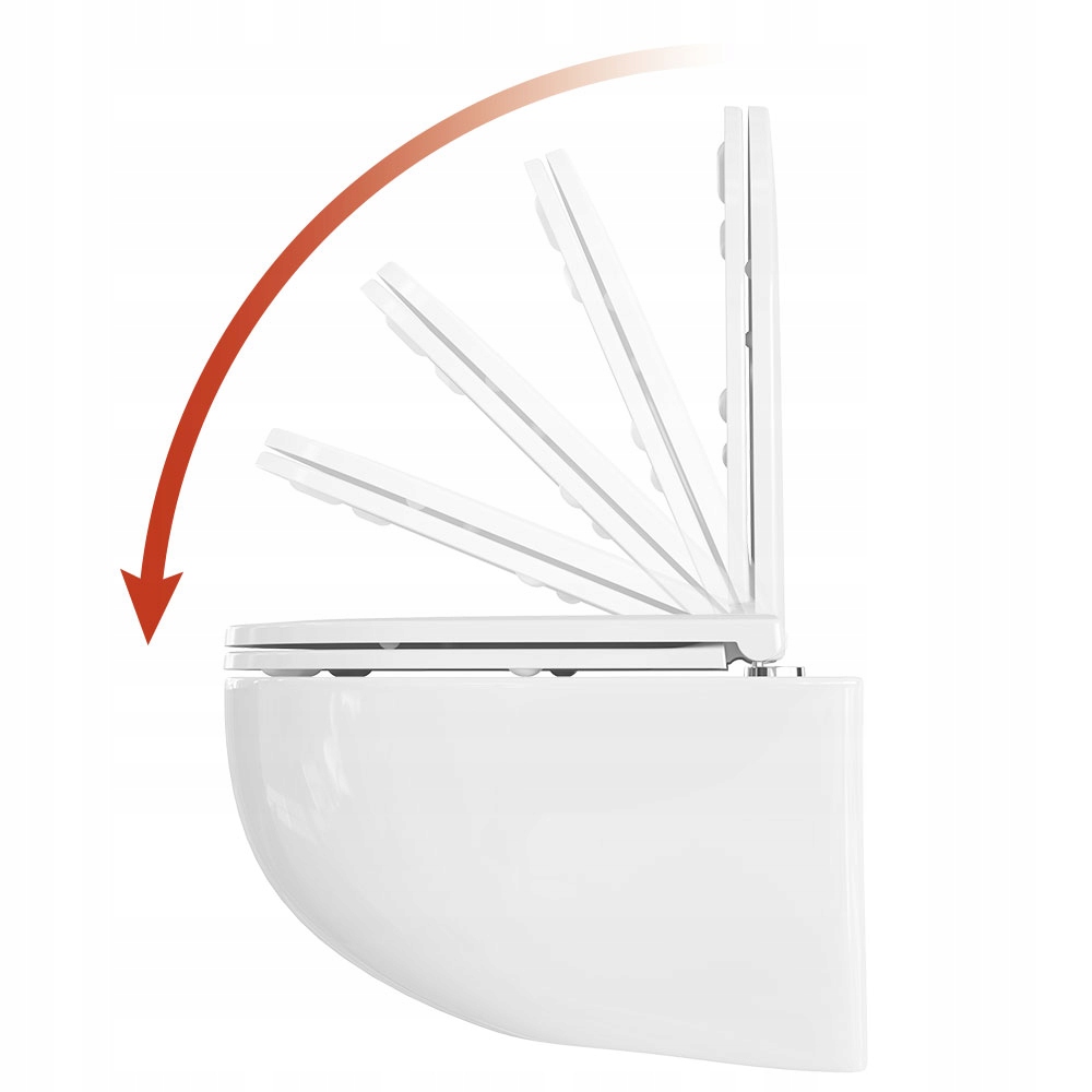 DESKA SEDESOWA Z DUROPLASTU WOLNOOPADAJĄCA 43x36CM SANIT-PLAST Kod producenta 025/AMWC