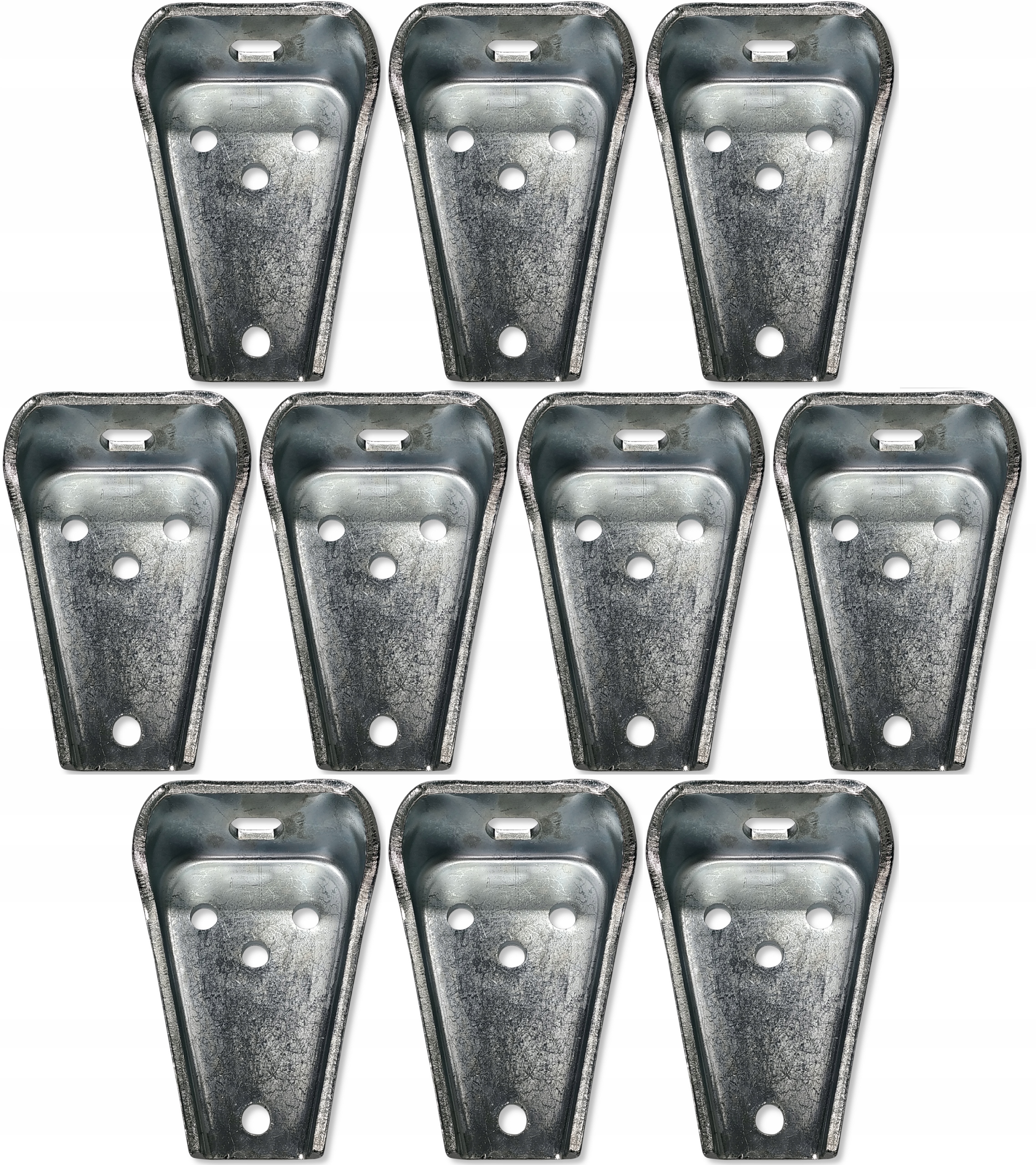 10 x Držák Upevnění Rámu Konzola Skříně Pozink